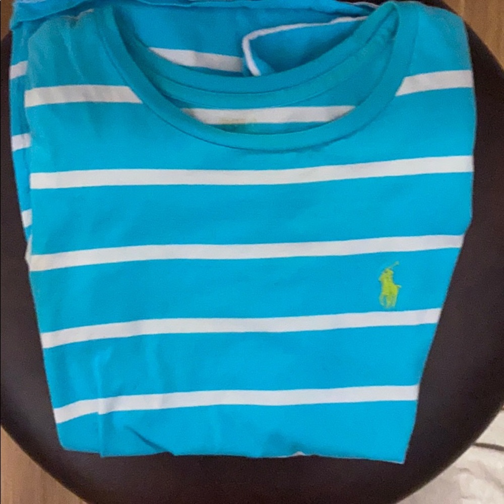 Polo crew neck t shirt